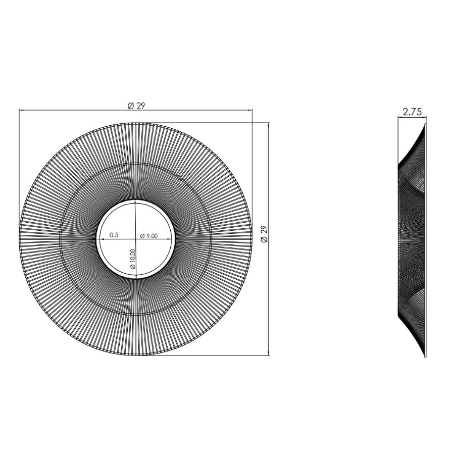 29" Round Iron Wire Mirror - 13 Hub Lane   |  Round Wall Mirrors