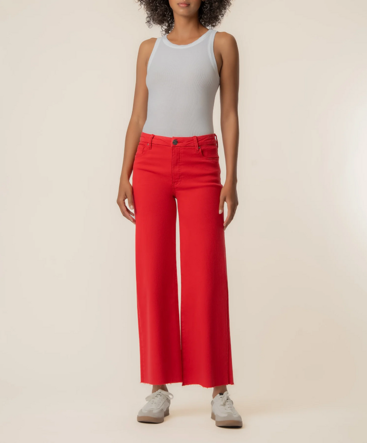 Kut From the Kloth Meg High Rise Wide Leg, Tomato