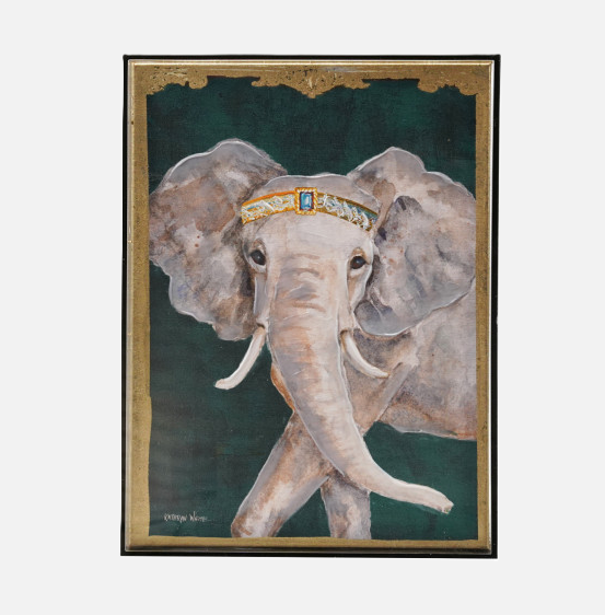 Hand-Painted Framed in Smoke Acrylic Box - 13 Hub Lane   |  Hand-Painted Art