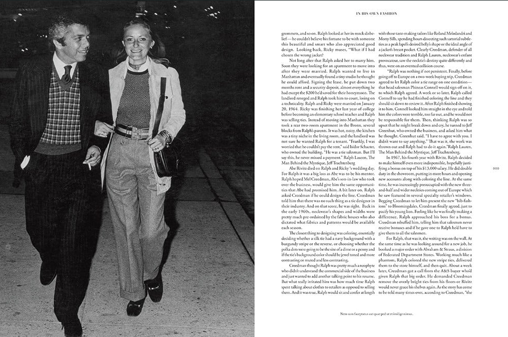 Ralph Lauren: In His Own Fashion - 13 Hub Lane   |  Style Books