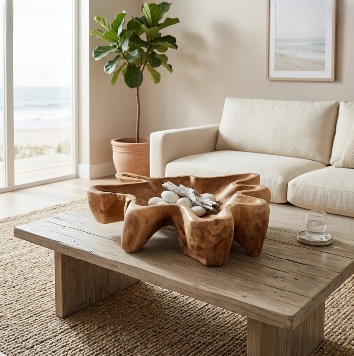 Teak Wood Bowl