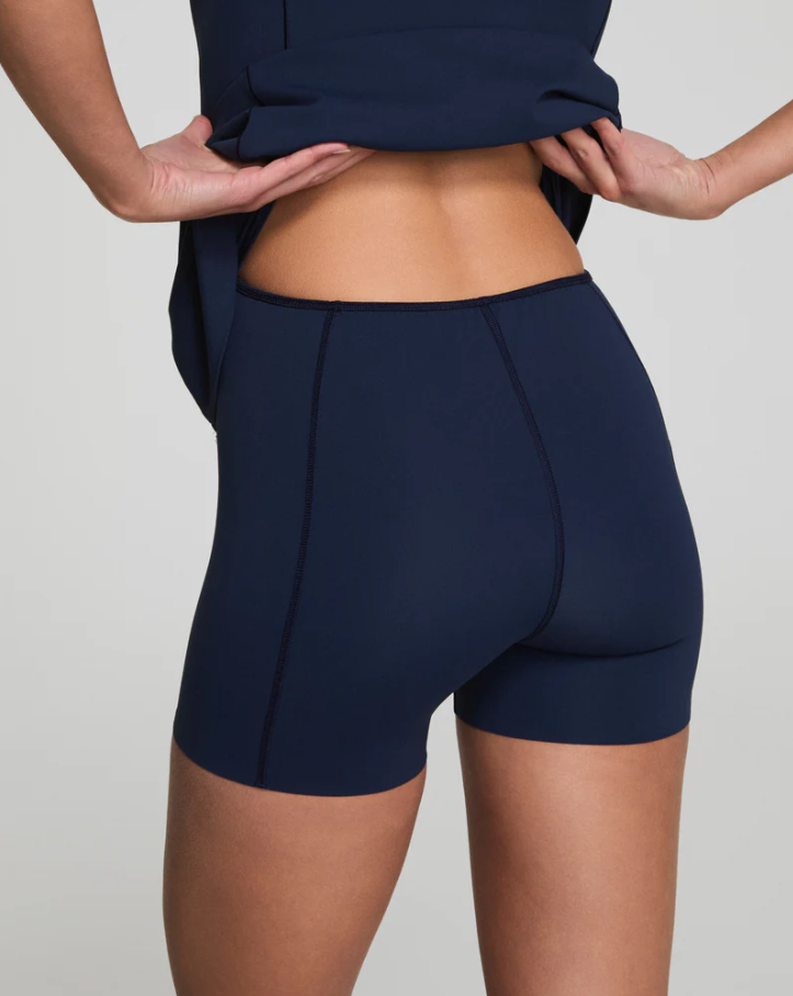 SPANXshape™ Get Moving Zip Front Dress, Timeless Navy - 13 Hub Lane   |  Mini Dresses