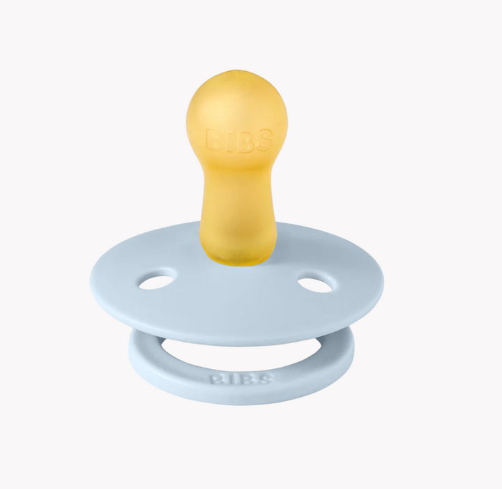 Colour Pacifiers 2 Pack, White & Baby Blue