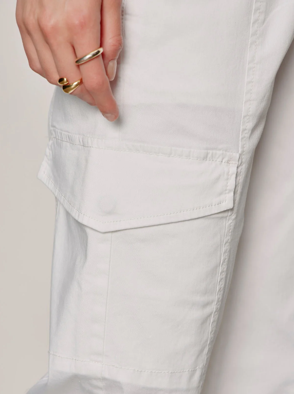 Rebel Straight Crop, Chalk - 13 Hub Lane   |  Cargo Pants