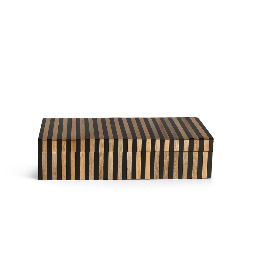 Striped Tile Box - 13 Hub Lane   |  Resin Boxes
