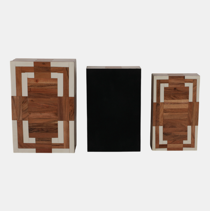 Wood Inlay Resin Box - 13 Hub Lane   |  Wooden Boxes
