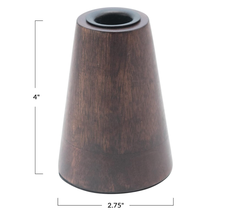 Mango Wood Taper Holder - Thumbnail 3