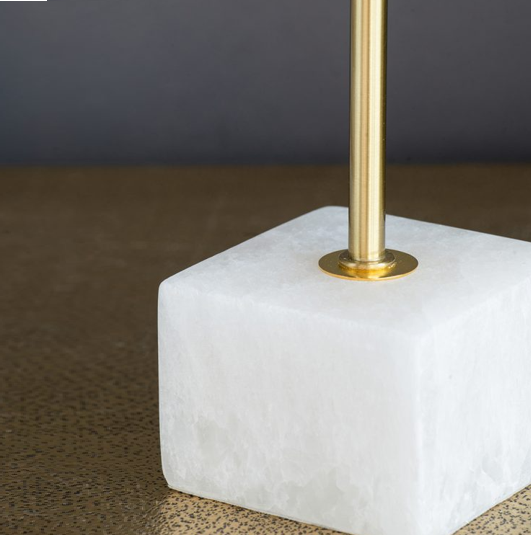 Selenite Stone Flower Candle Holder - 13 Hub Lane   |  