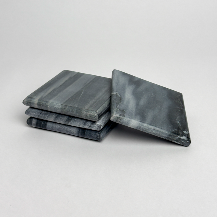 Marble Coasters, Gray - 13 Hub Lane   |  