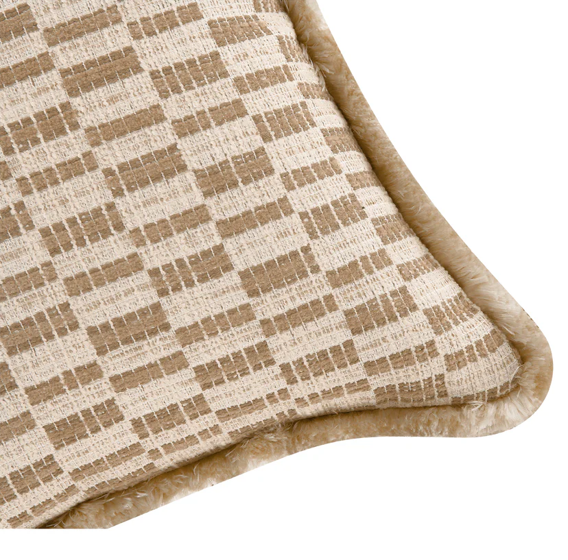 Leone Cushion, Taupe - 13 Hub Lane   |  Decorative Pillows