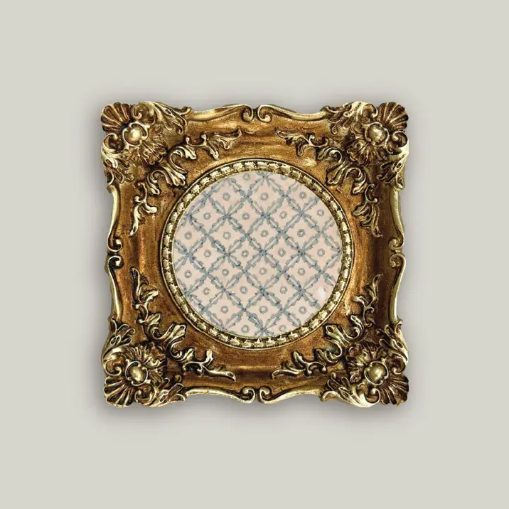 Ornate Small Square Photo Frame - 13 Hub Lane   |  Gold Frames