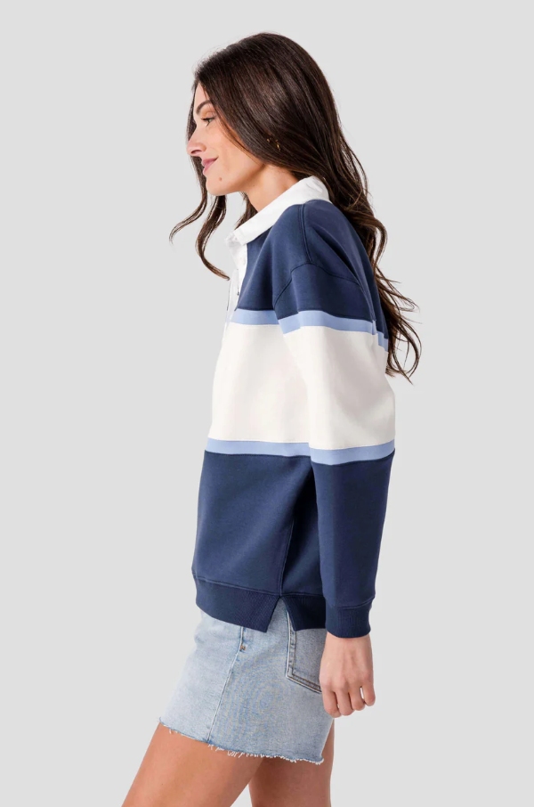 Esther Polo Pullover, Sea Blue Sugar - 13 Hub Lane   |  