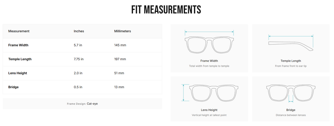 I-SEA Avery Sunglasses - 13 Hub Lane   |  Cat Eye Sunglasses