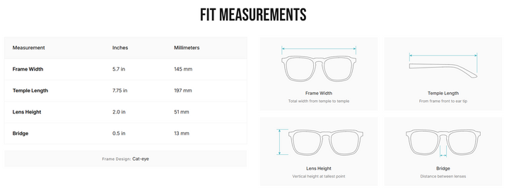 I-SEA Avery Sunglasses - 13 Hub Lane   |  Cat Eye Sunglasses