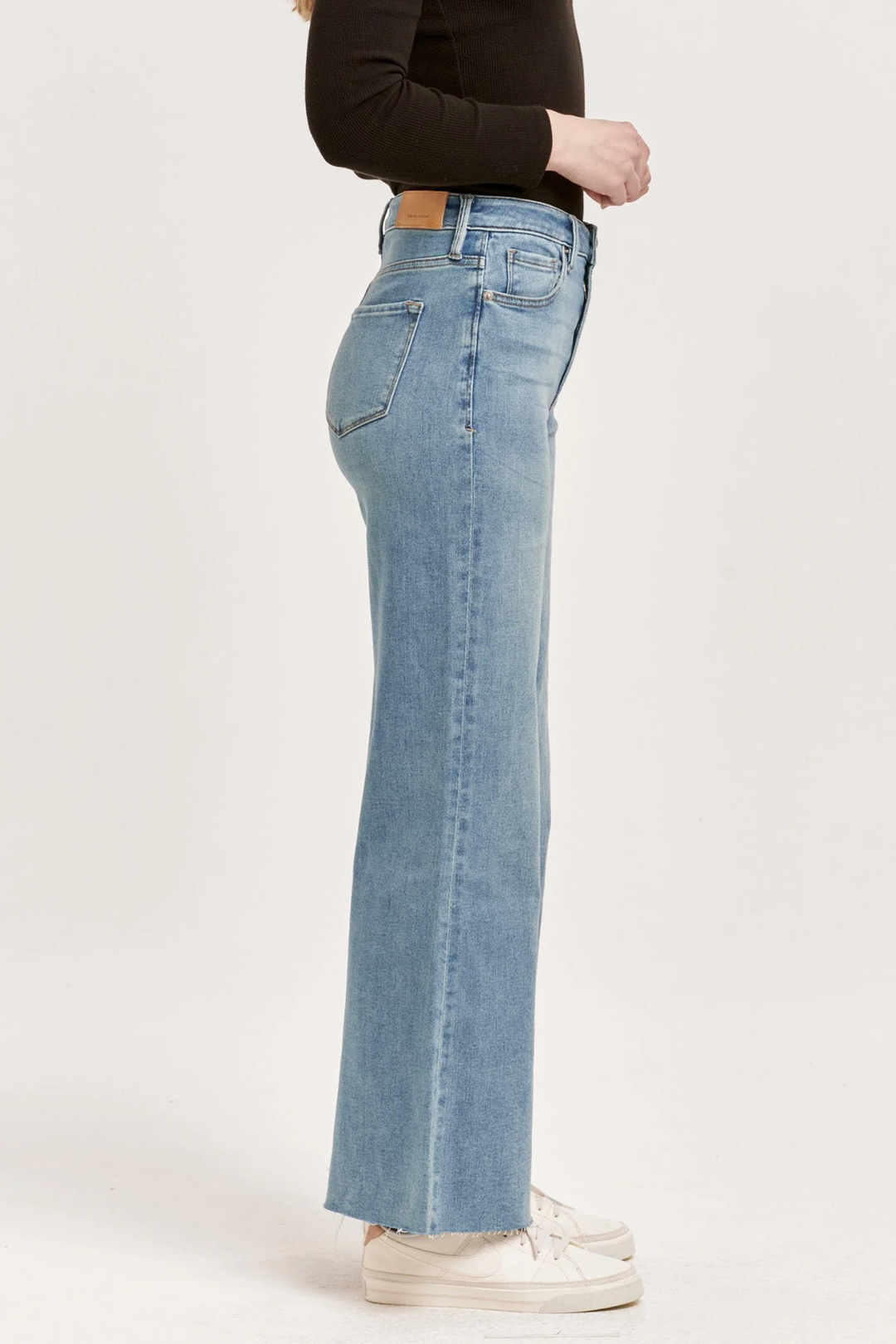 FIONA HIGH RISE WIDE LEG JEANS ARCTIC DENIM