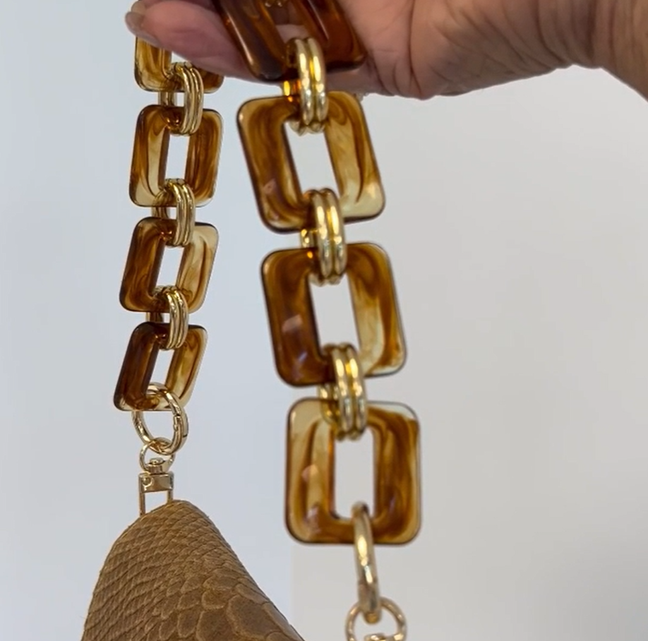 Chain Strap, Caramel