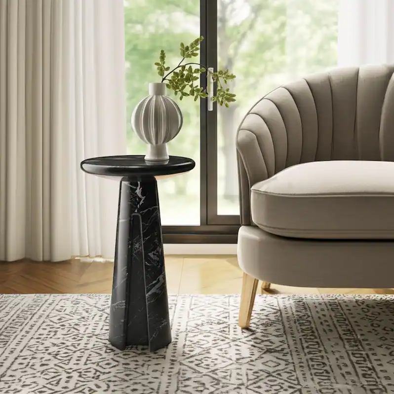 Debir Marble Accent Table - 13 Hub Lane   |  