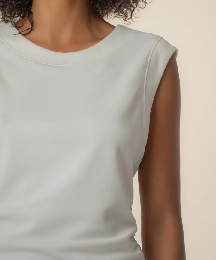 Kut From the Kloth Rayna Banded Tank, Ivory