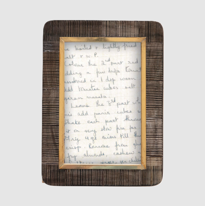 Horn & Brass Carved Photo Frame - 13 Hub Lane   |  Horn Frames