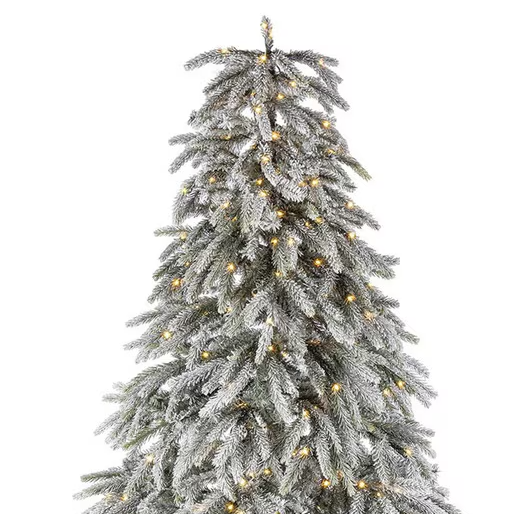 Flocked Down Swept Tree - 13 Hub Lane   |  Christmas Trees