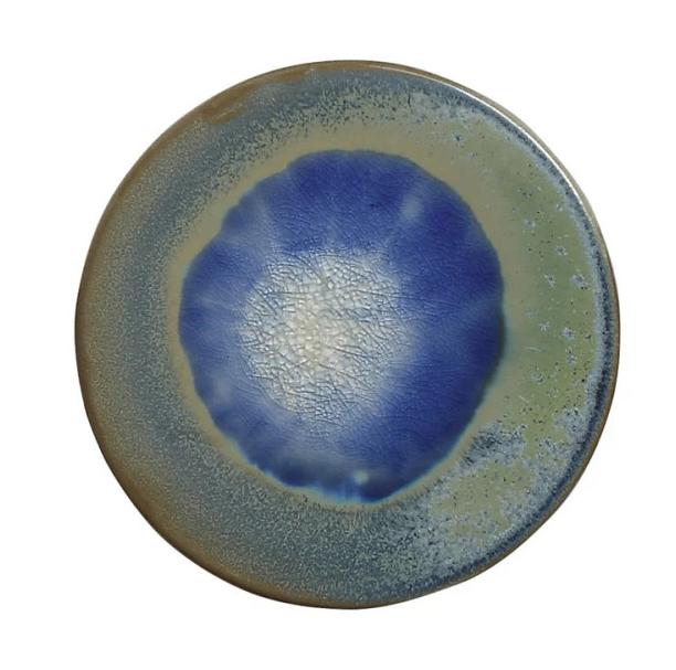 Stoneware Trivet, Reactive Glaze