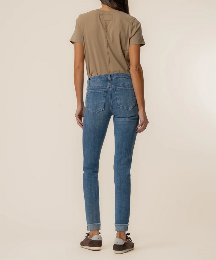 Kut From the Kloth Amy Crop Straight Leg, Attractive - 13 Hub Lane   |  Cropped Straight Leg Pants