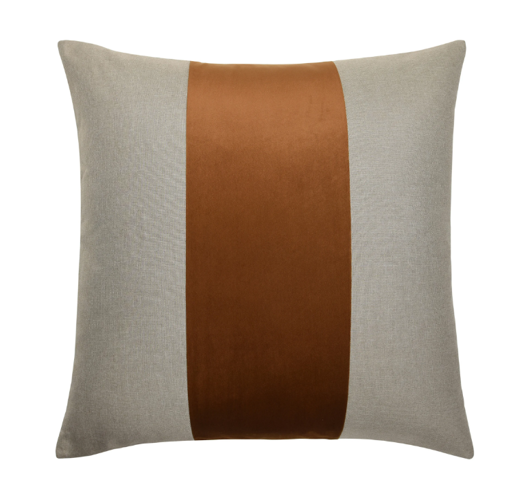 Copper Banded Throw Pillow - 13 Hub Lane   |  