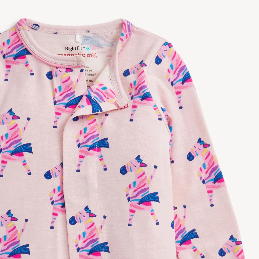 everybody prance now magnetic convertible coverall, pink