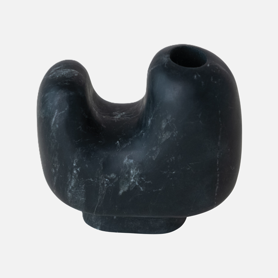 Marble Footed Taper Holder