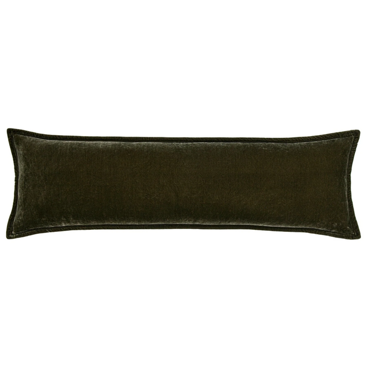 Stella Faux Silk Velvet, Fern Green - 13 Hub Lane   |  Matching Bedding