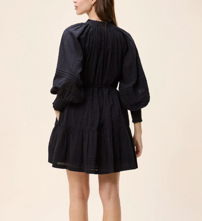 Meadow Mini Dress, Black - 13 Hub Lane   |  Mini Dresses