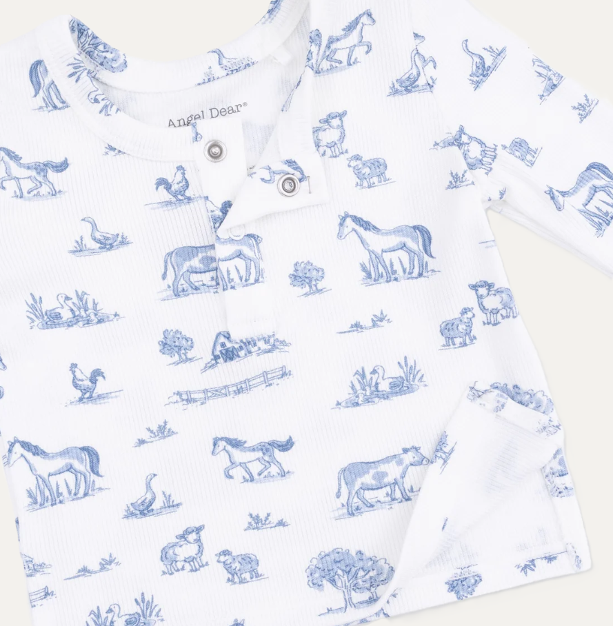 Farm Friends - Long Sleeve Henley Play Set