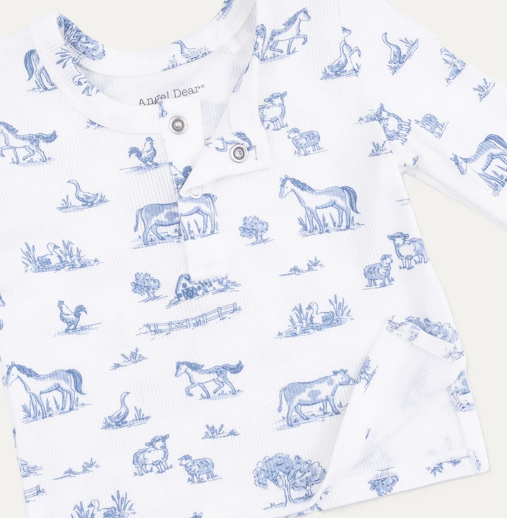 Farm Friends - Long Sleeve Henley Play Set