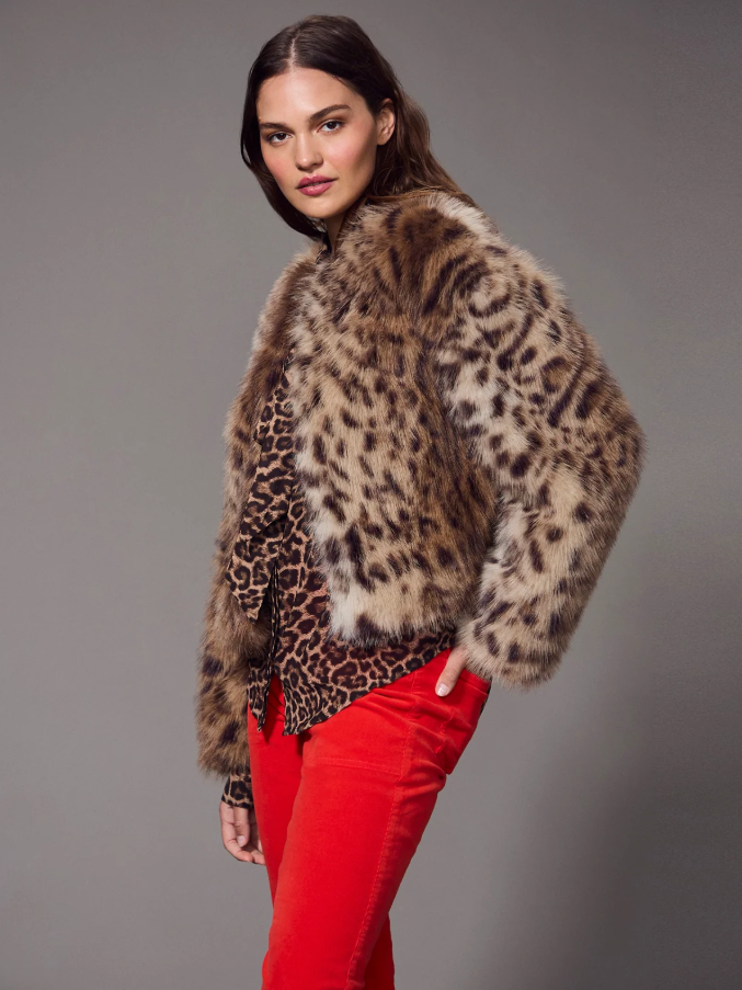 Everest Fur Jacket, Cheetah - 13 Hub Lane   |  