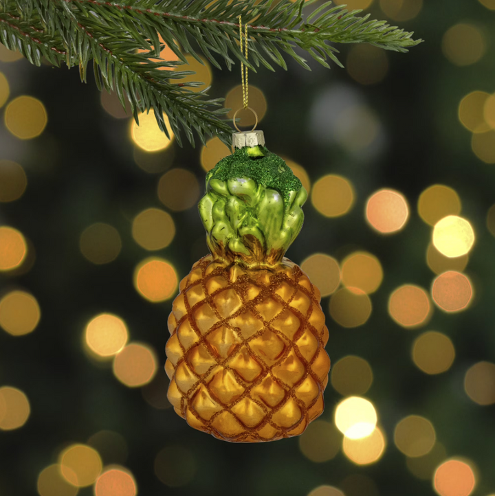 Glass Pineapple Ornament