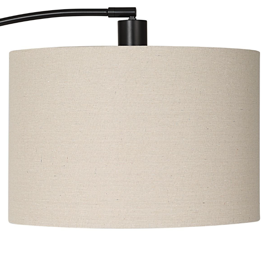 Curved Arc Floor Lamp, Black