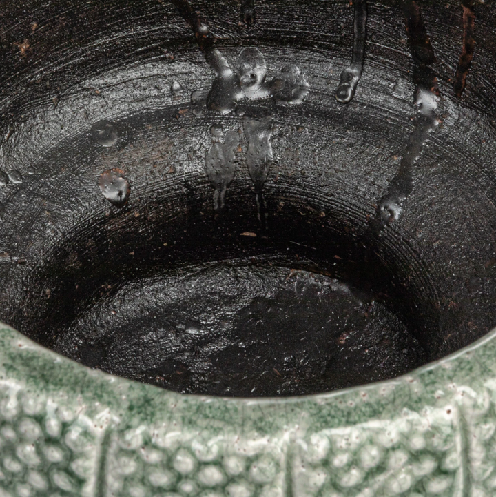 Embossed Terra-Cotta Footed Planter - 13 Hub Lane   |  Terra-Cotta Planters