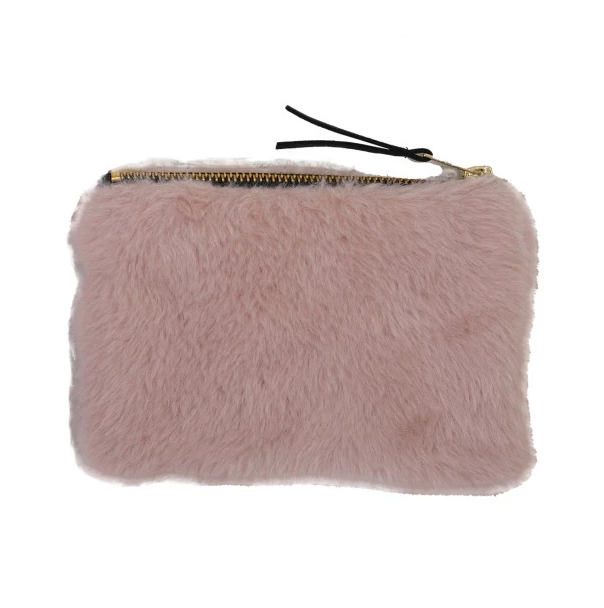 Faux Fur Fabric Zip Pouch - 13 Hub Lane   |  