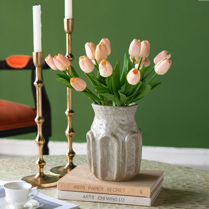 Textured Ceramic Vase - 13 Hub Lane   |  