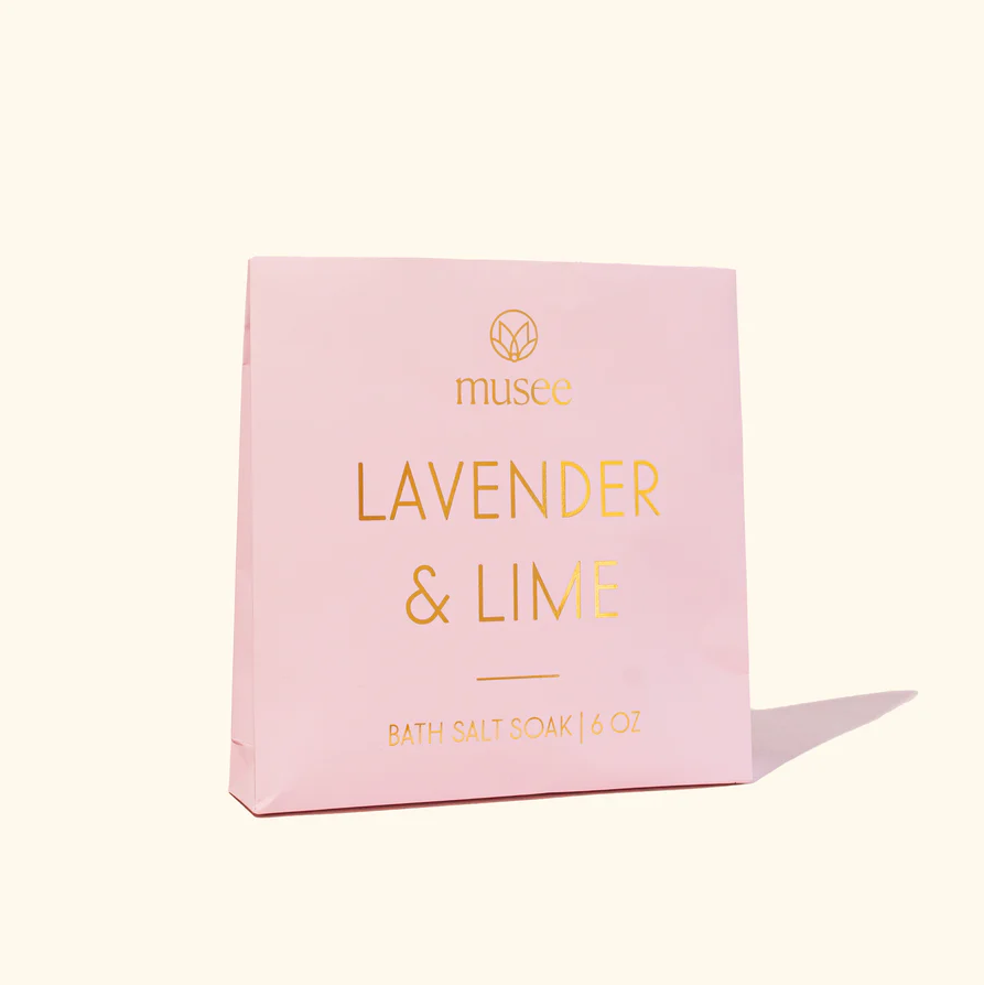 Lavender & Lime Mini Bath Salt Soak - 13 Hub Lane   |  