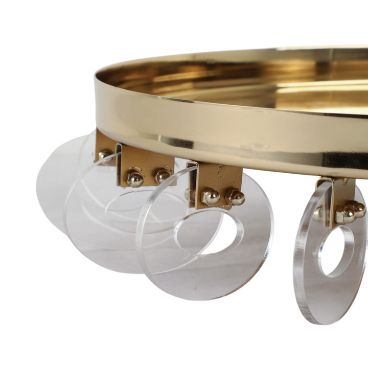 Sunderland Acrylic & Gold Bowl - 13 Hub Lane   |  Acrylic Bowls