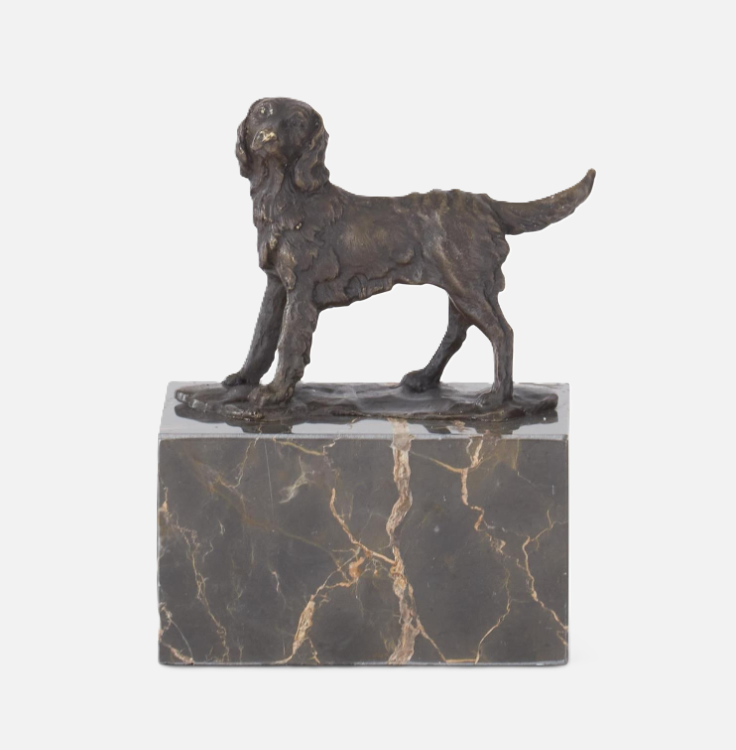 Dog Statue on Marble