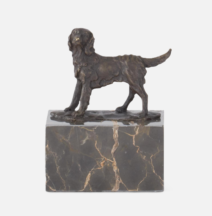 Dog Statue on Marble