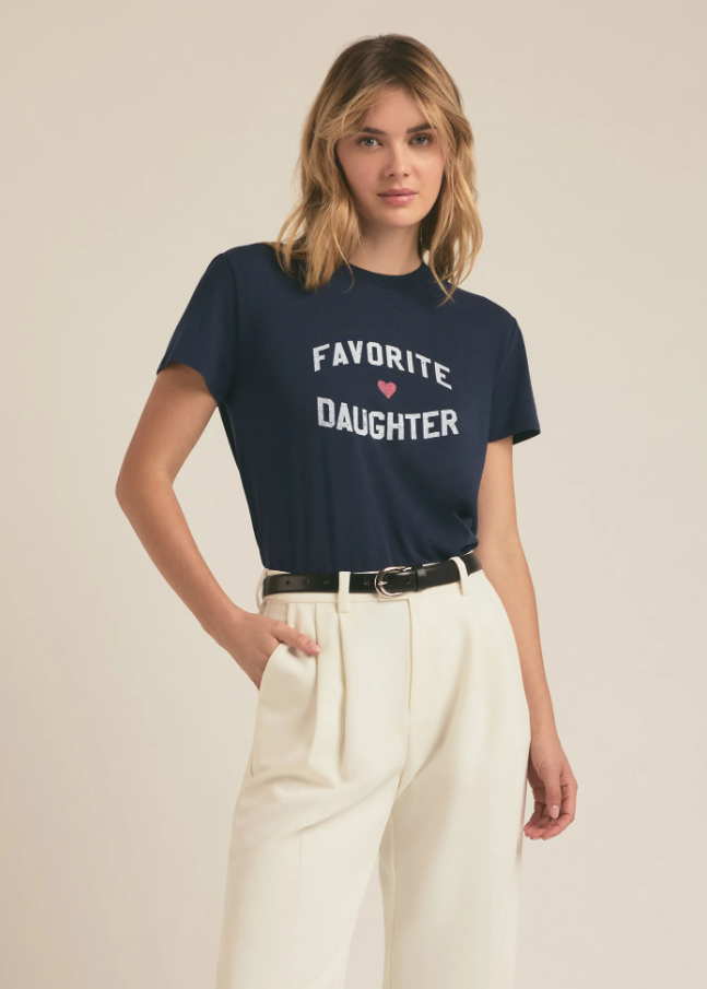 Favorite Daughter Tee, Navy - 13 Hub Lane   |  Crewneck Tees