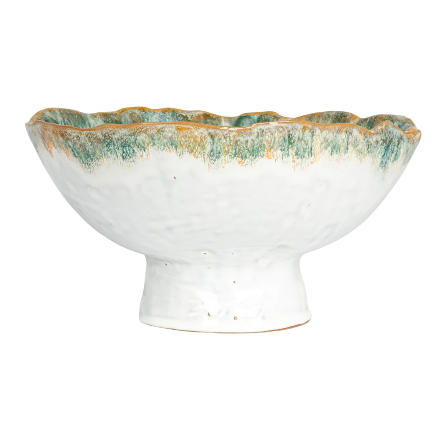 Stoneware Footed Bowl - 13 Hub Lane   |  Stoneware Bowls