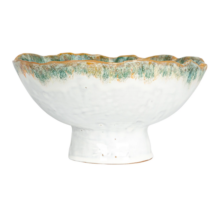 Stoneware Footed Bowl - 13 Hub Lane   |  Stoneware Bowls