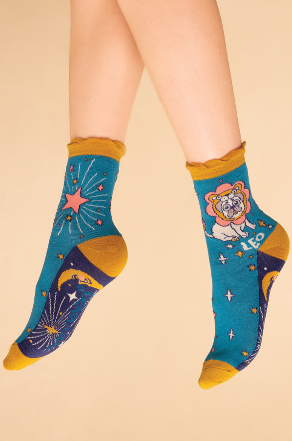 Leo Zodiac Socks