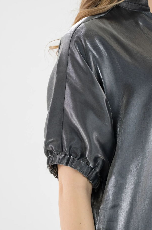Poppy Dress - Black Tie Metallic
