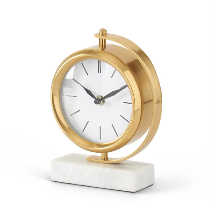 Table Clock w/ Marble Base