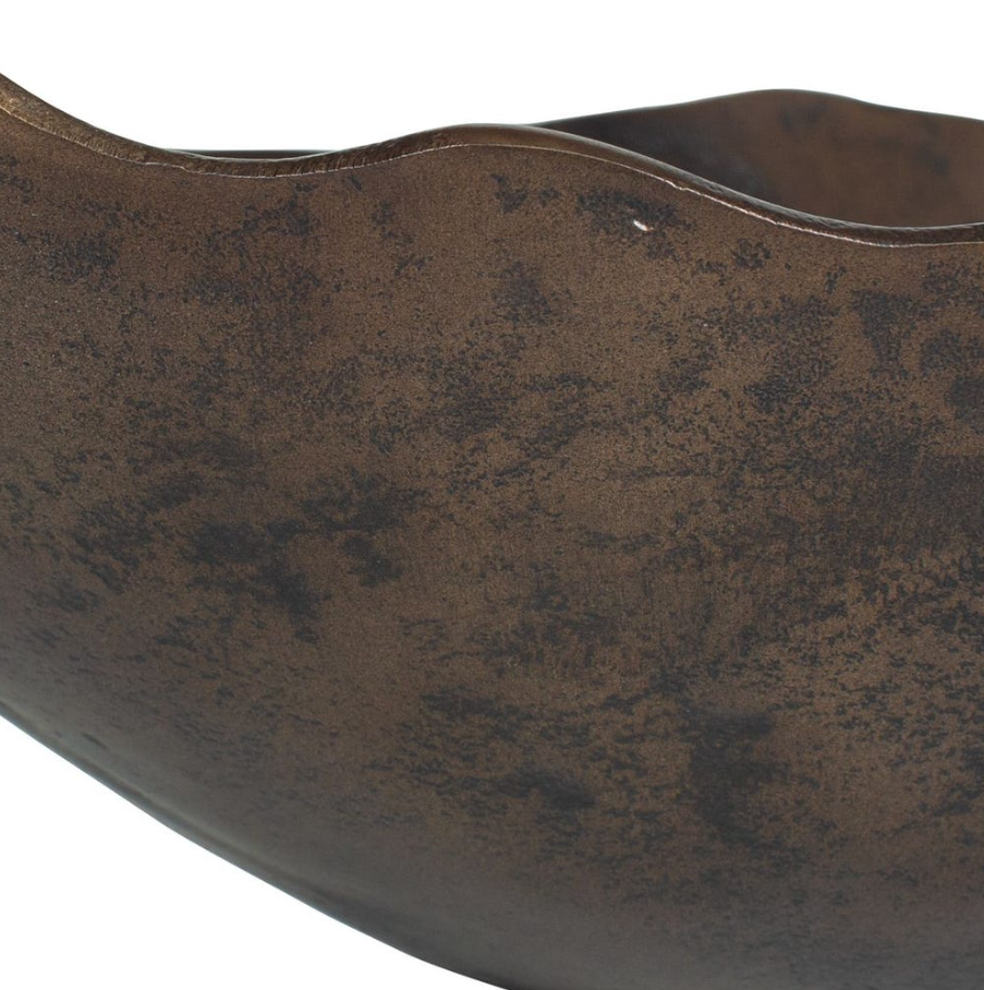 Obscura Indoor-Outdoor Bowl, Bronze